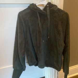 Old navy dark green cozy fuzzy sweater